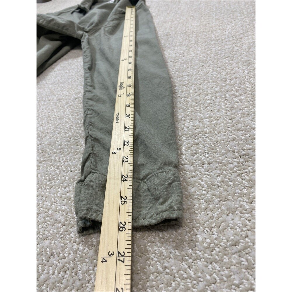 Frank & Eileen Northern Ireland Jumpsuit Sage Sz L Linen Blend Utility - Picture 15 of 16